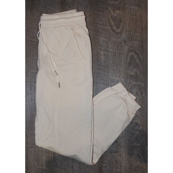 Mate The Label Organic‎ Fleece Relaxed Pocket Sweatpants Bone Joggers $128 SZ XS - Picture 4 of 9